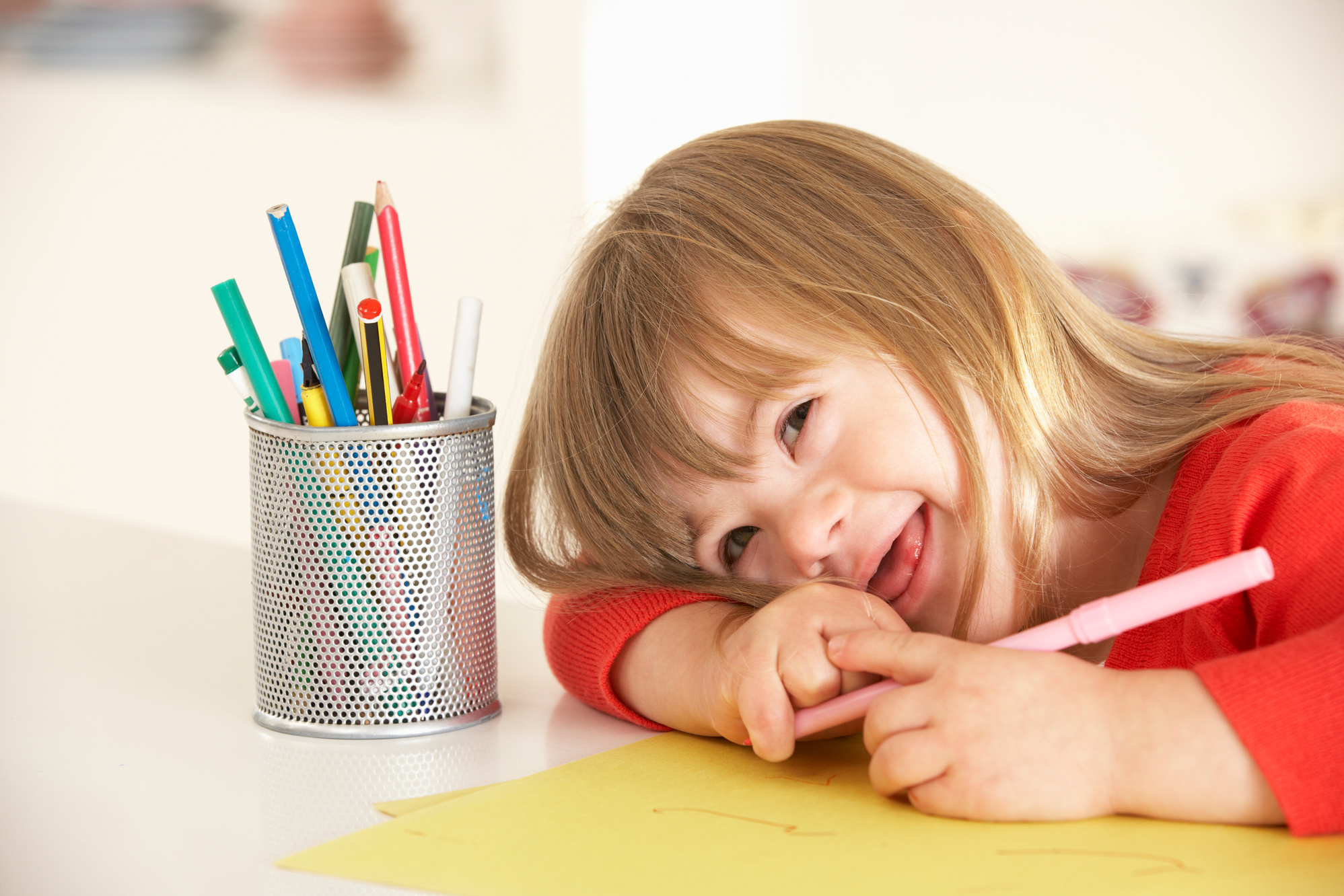 Girl with Downs Syndrome